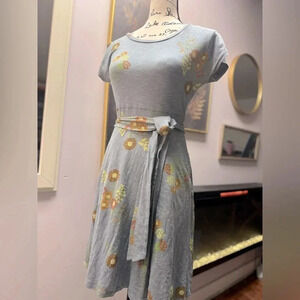 Light blue floral dresss